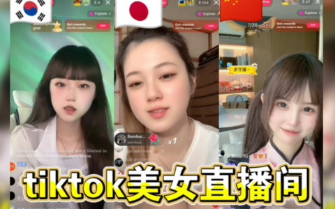 国际抖音tiktok美女，tiktok高颜值博主